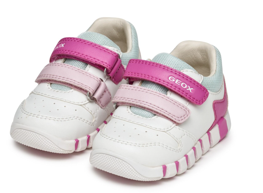 GEOX # LUPIDOO BLANC/ROSE