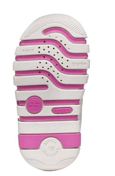 GEOX # LUPIDOO BLANC/ROSE