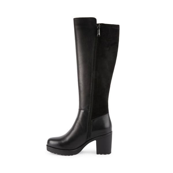 BLONDO #GAELLE CUIR MOLLET STRECH NOIR
