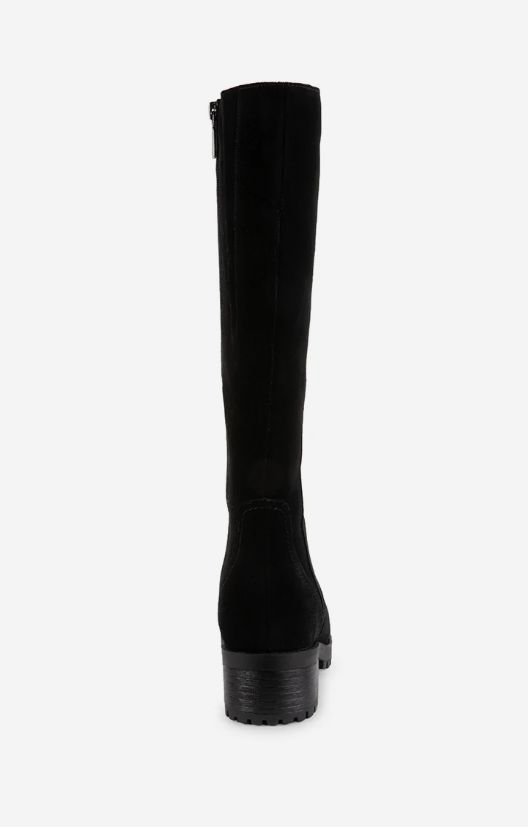 BLONDO #MANUELA NOIR COW SUÈDE