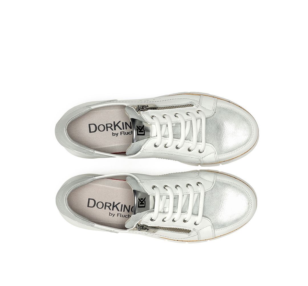DORKING # INDIA LACÉ BLANC ARGENT