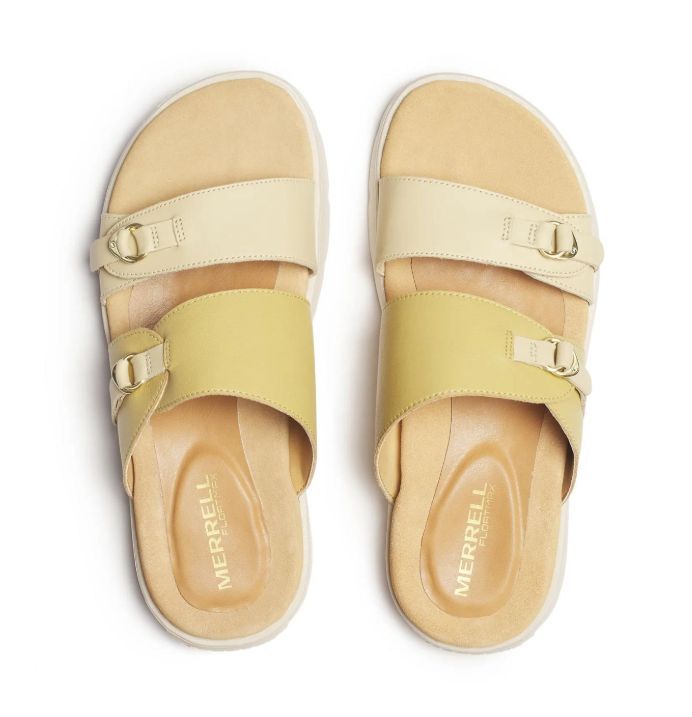 MERRELL # FLEUR LTR SLIDE/CARAMEL/AMANDE