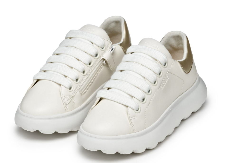 GEOX # PUFFUPOP BLANC/ARGENT