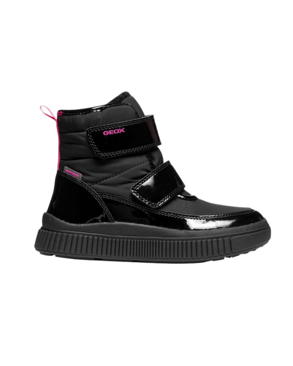 GEOX # LAQUINNY NOIR ROSE FLUO