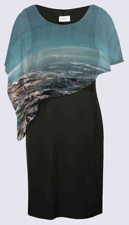 SOPHIE LAMBERT # JONI CAPE DRESS DOUCEUR