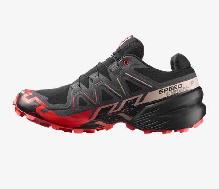 SALOMON #SPEEDCROSS 6 GORETEX NOIR/ROUGE