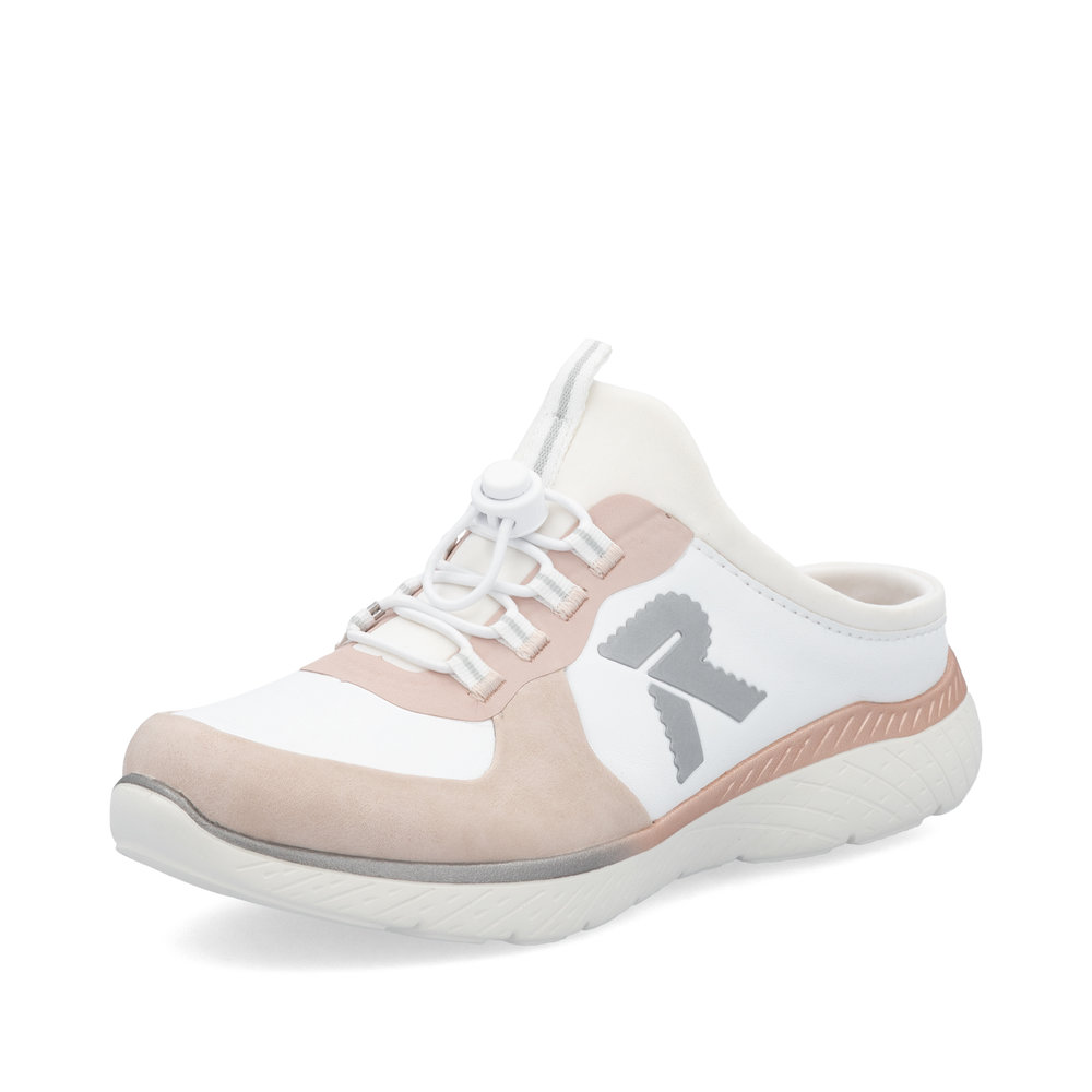 RIEKER # M5056-31 BLANC/ROSÉ