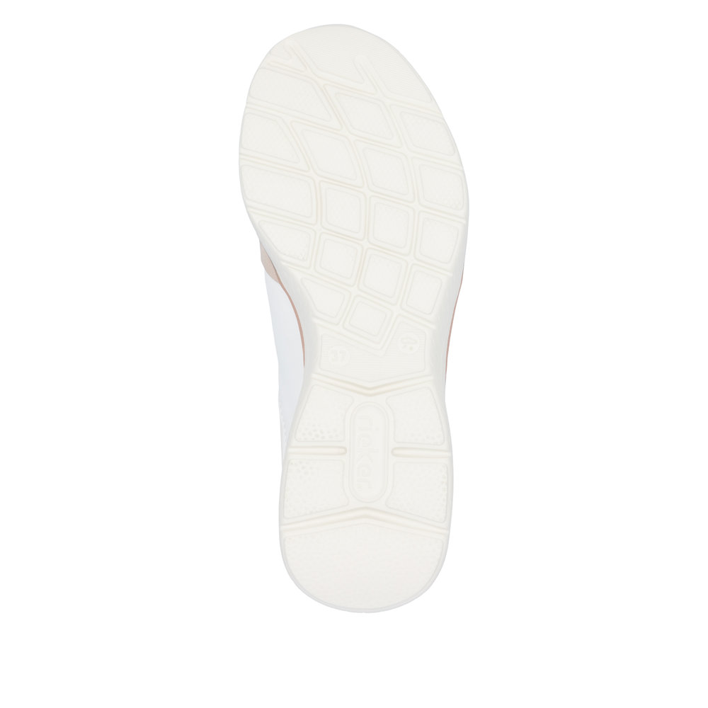 RIEKER # M5056-31 BLANC/ROSÉ