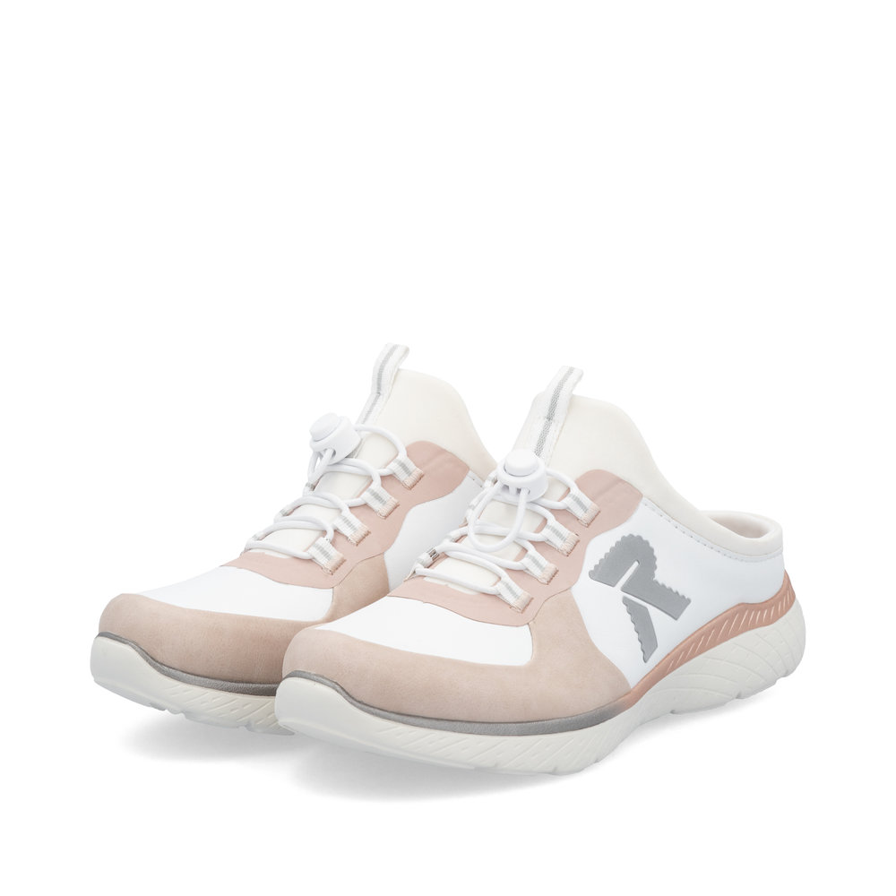 RIEKER # M5056-31 BLANC/ROSÉ