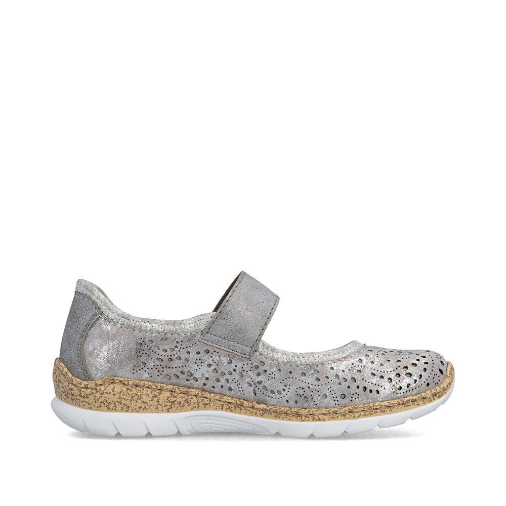 RIEKER # N4299-90 ROSE/METALLIC