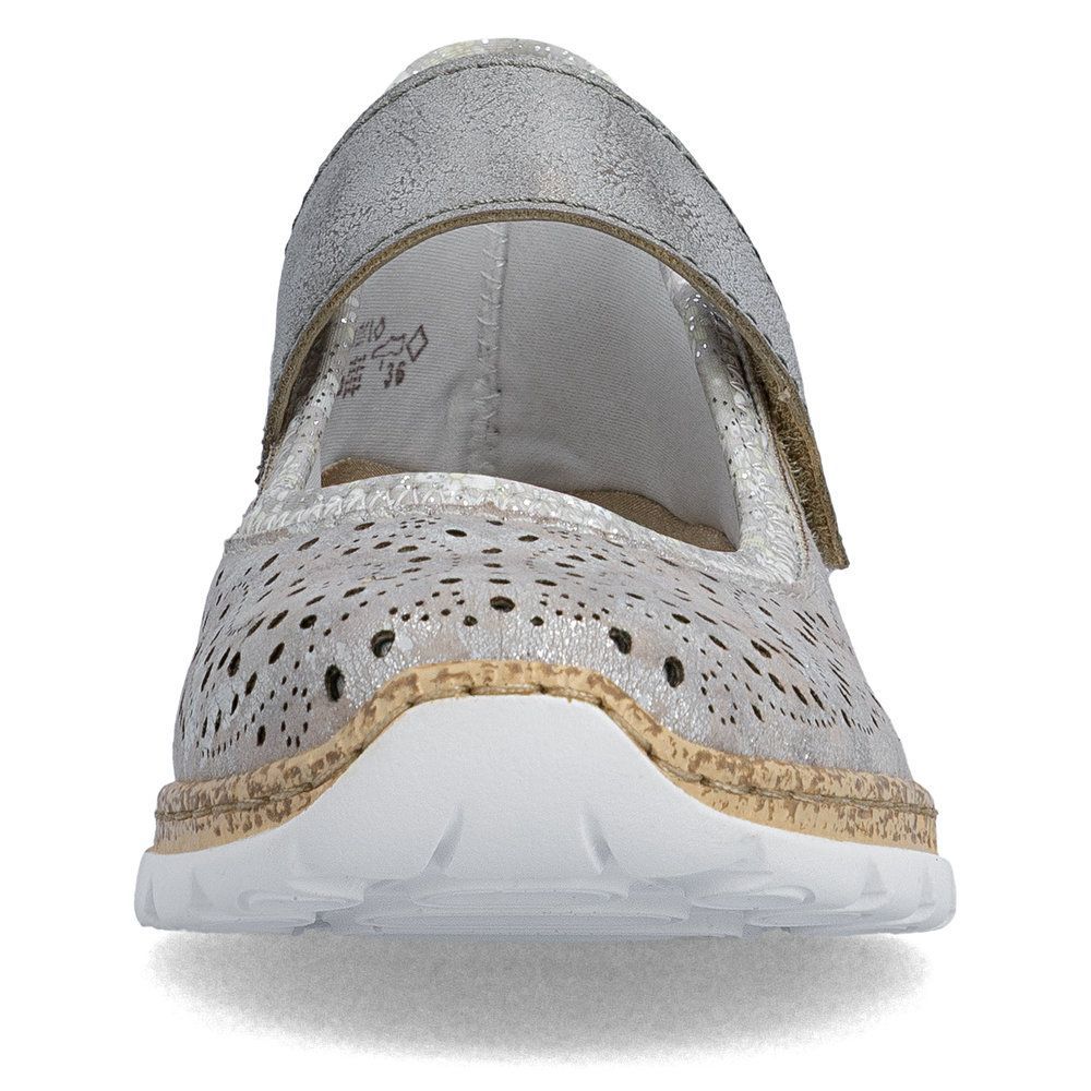 RIEKER # N4299-90 ROSE/METALLIC