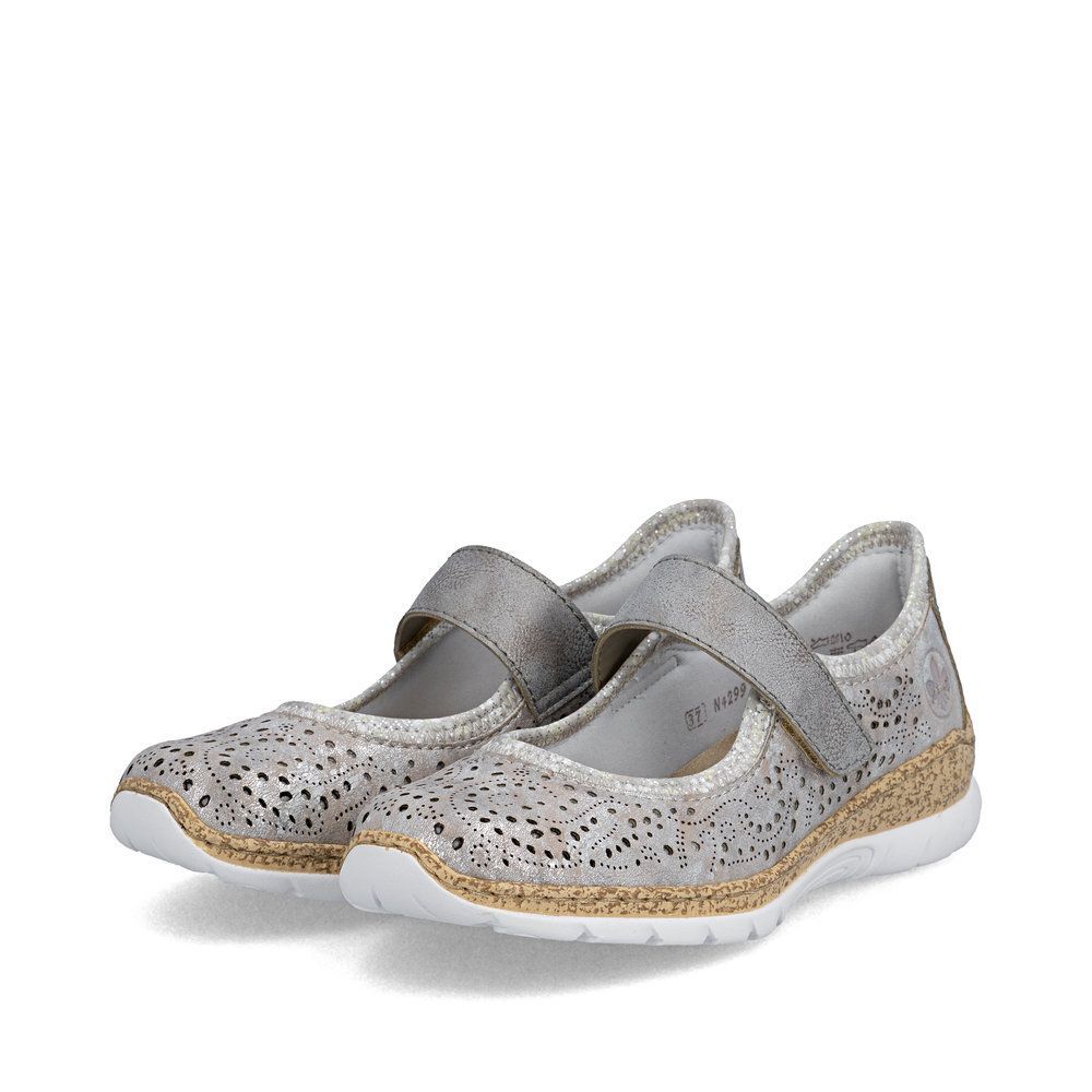 RIEKER # N4299-90 ROSE/METALLIC