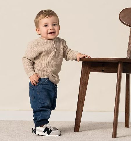 NEW BALANCE # 327 MINI BLANC/NOIR