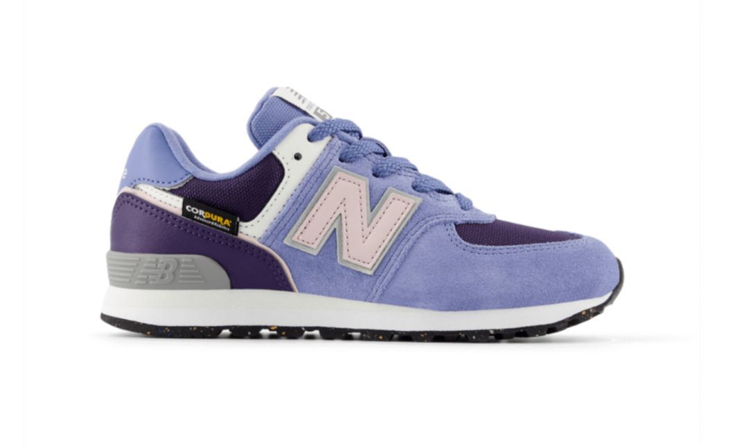 NEW BALANCE # 574 LACETS BLEU ET ROSE