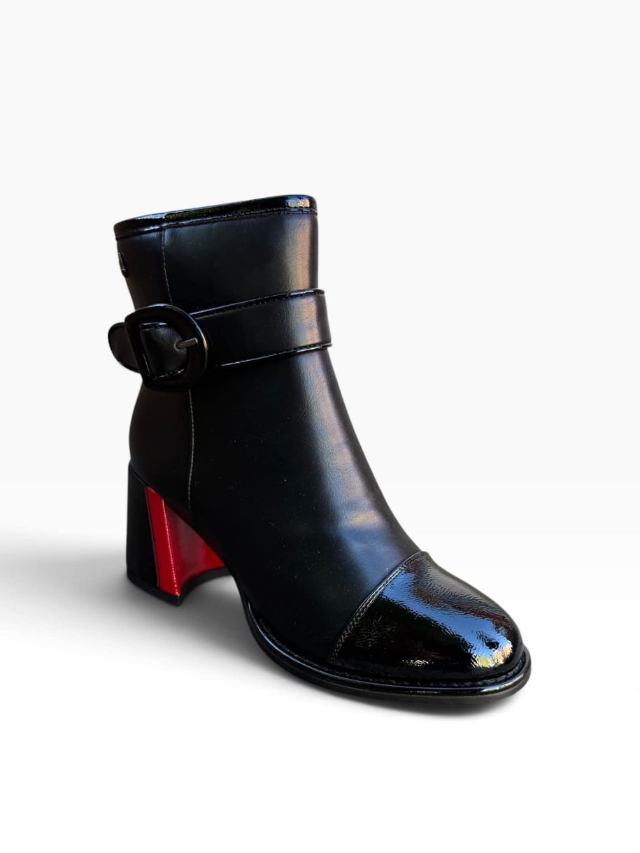 AQUAFLEX # SIDNEY BLACK SMOOTH/ROUGE