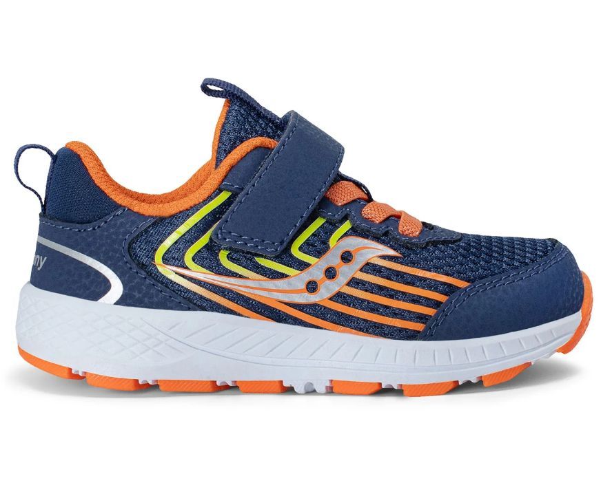 SAUCONY # WIND 3.0 NAVY/ORANGE