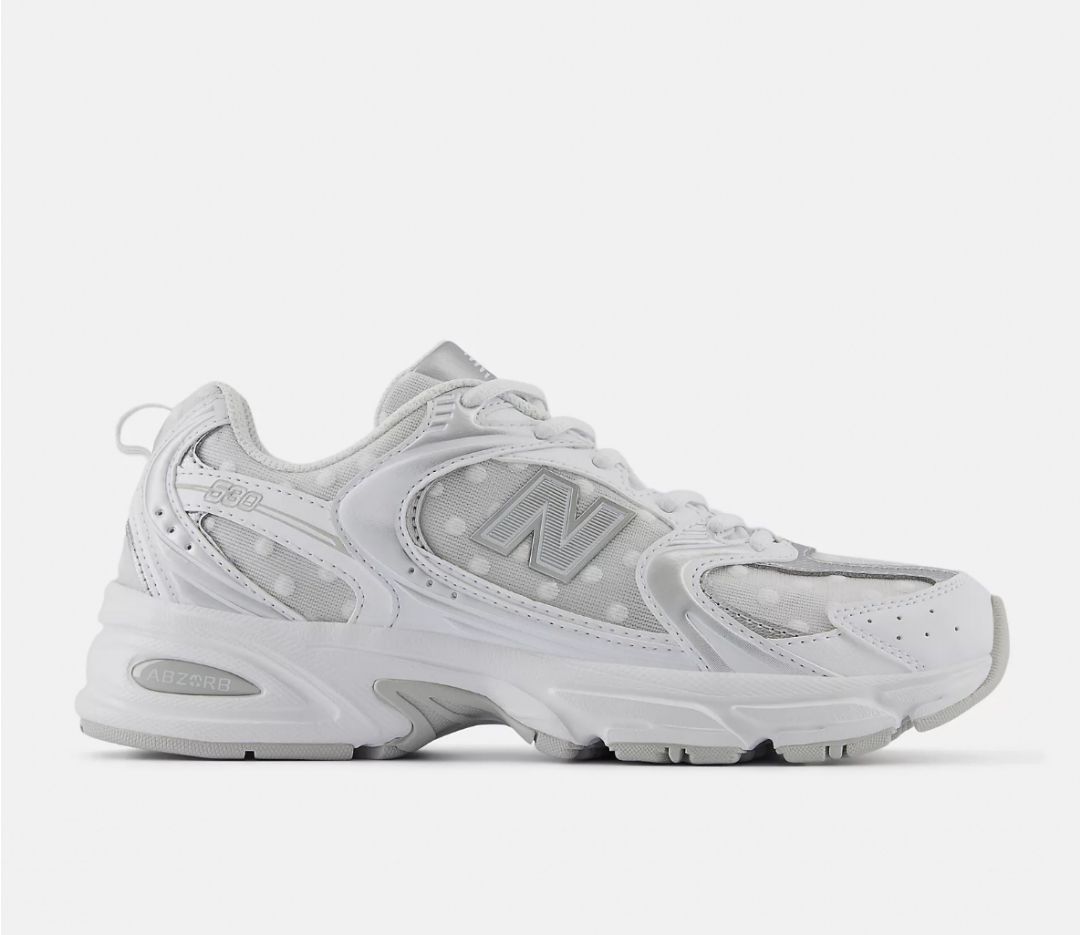 NEW BALANCE # U530 ARGENTÉ À POIS