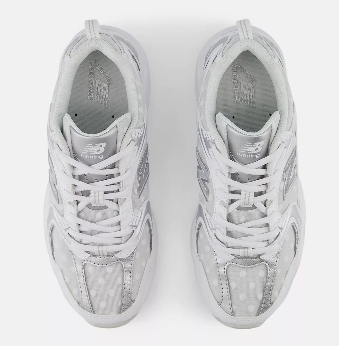 NEW BALANCE # U530 ARGENTÉ À POIS