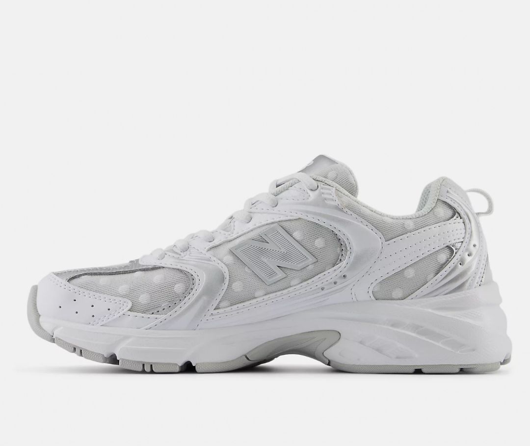 NEW BALANCE # U530 ARGENTÉ À POIS