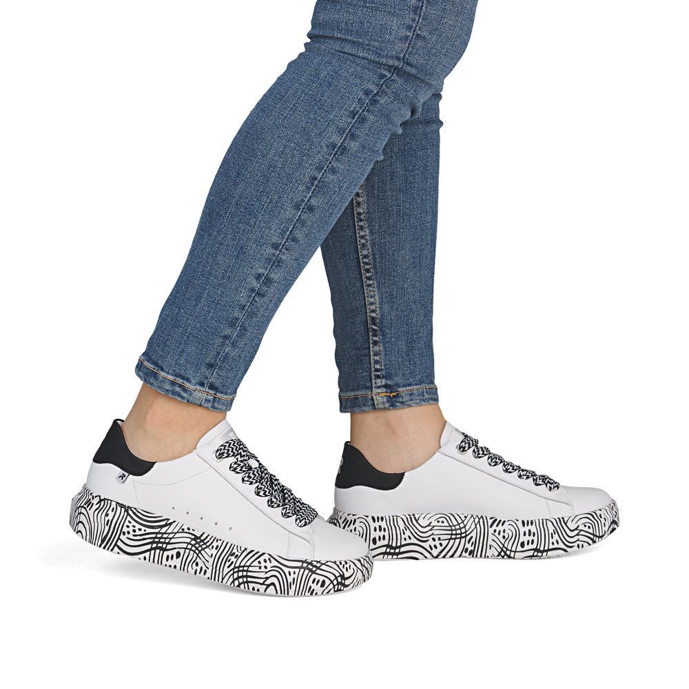 RIEKER # W1201-83 BLANC MULTI