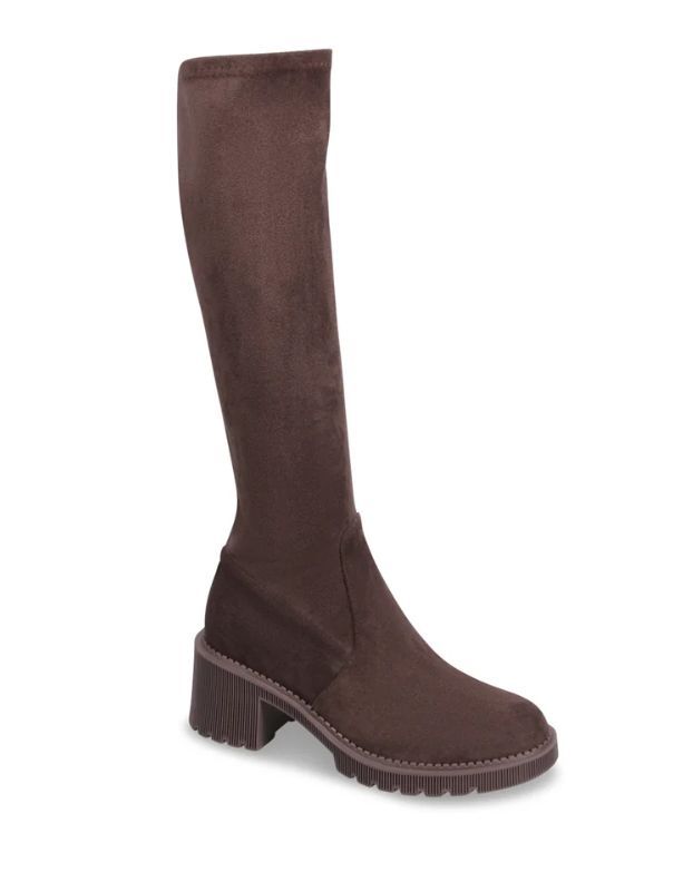 D&J # ZINA STRECH MICROSUÈDE CHOCOLAT